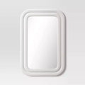 24"x36" Textured Wall Mirror White - Threshold™