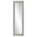 Howard Elliott 27"x38" Tyler Dillon Glossy White Ornate Framed Rectangular Wall Mirror: Modern Style, Polyurethane Frame, No Assembly Required