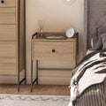 GDFStudio Quin Rustic Nightstand with 1 Drawer