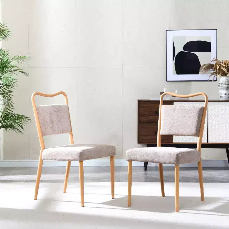 Christopher Knight Home Wanda Mid-Century Modern Upholstered Dining Chairs (Set of 2)