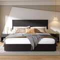 Christopher Knight Home Noriko Modern Wooden Bed Frame with Slat Headboard