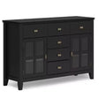 Stratford 54 inch Wide Solid Wood Transitional Sideboard Buffet