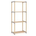 Costway 4-Tier Bookshelf w/Open Shelves Freestanding Storage Organizer for Home Office