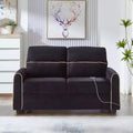 GDFStudio Jason Chenille 58 Pull-Out Sofa Bed with Adjustable Backrest