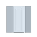 CASAINC 24 W x 36 H x 12 D Shaker Base Kitchen Cabinet, Solid Wood Frame, Water-Based Low-VOC Paint, Soft-Close, RTA, Dove Gray