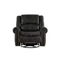 Wayne Microfiber Nailhead Swivel Glider Recliner - iNSPIRE Q