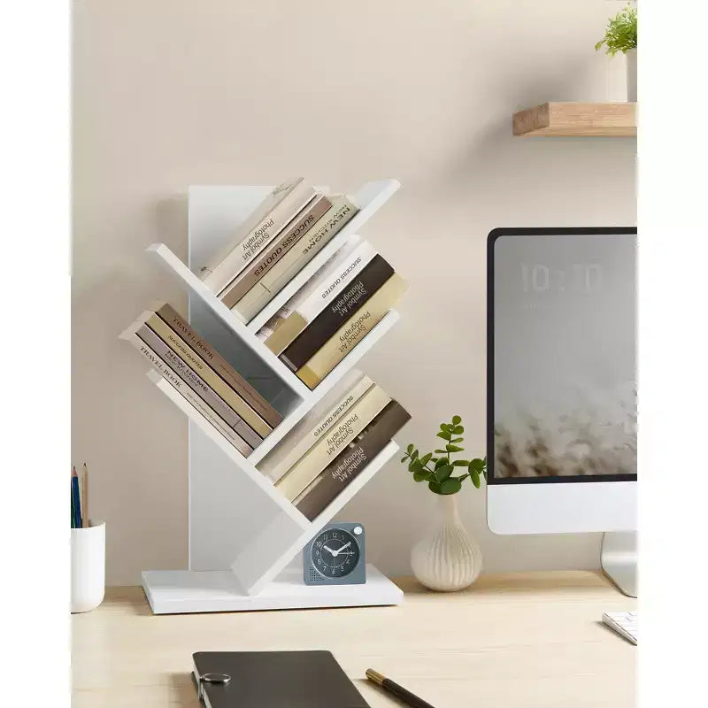 VASAGLE CUSTOS Collection - Tree Bookshelf, Modern Bookcase, Floor Standing Book Shelf