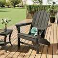 Wood Grain Outdoor Lounge & Lawn Chair, for Garden, Deck, Backyard