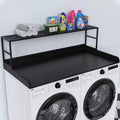 GDLF Washer Dryer Countertop Laundry Guard with Laundry Room Shelf, 27.55 D x 54 W