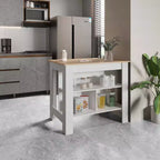 HomeStock with Door and Shelves Kitchen Islands