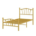 Classic Heart Shaped Metal Bed Frame, Sturdy Platform, No Box Spring Needed, Underbed Storage, Noise-Free, Easy Assembly, Twin/ Full Size