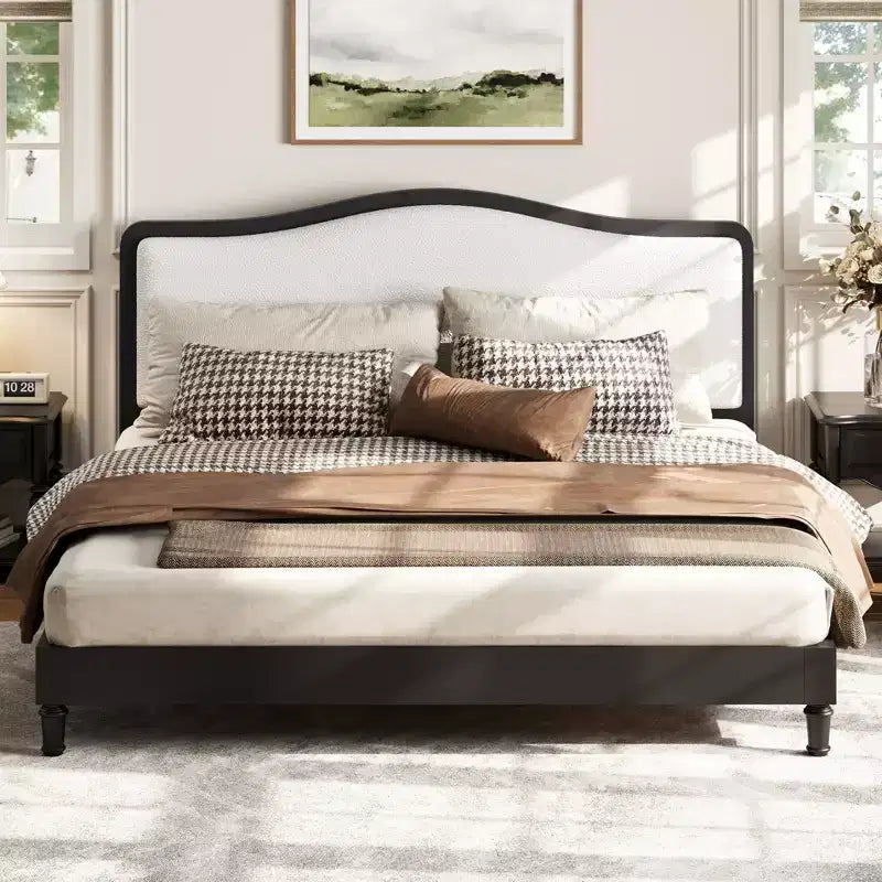 Christopher Knight Home Robert Modern Queen Size Upholstered Platform Bed