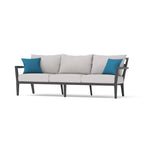 Ensemble de sièges de patio mobile Sunbrella 4 pièces Venetia – Gris