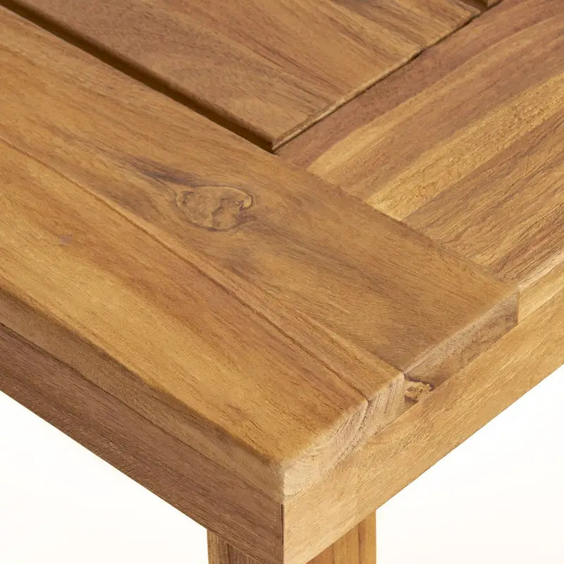 Ensemble de salle à manger d'extérieur 7 pièces en bois d'acacia Virella Christopher Knight Home