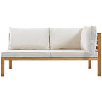 Ensembles de canapés d'angle de style campagnard français Miller Outdoor par GDFStudio