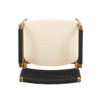 Ensemble de salle à manger d'extérieur 7 pièces en bois d'acacia Holomn avec chaises en corde par Christopher Knight Home