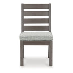 Signature Design by Ashley Ensemble repas d'extérieur 7 pièces Hillside Barn marron/gris - 84 L x 42 P x 29 H