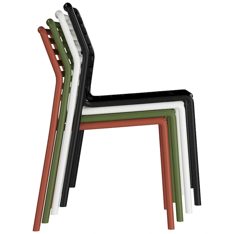 Ensemble de salle à manger rectangulaire extérieur 6 places Frond and Form