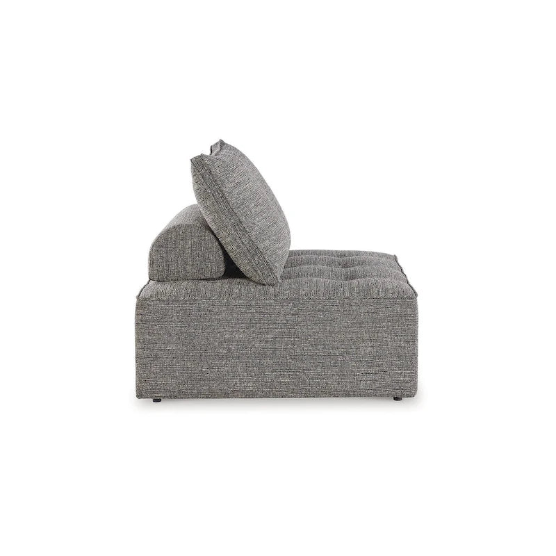 Signature Design by Ashley Bree Zee Gris Canapé d'angle modulable 5 pièces d'extérieur - 114 L x 114 P x 35 H