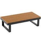 Ensemble de canapé d'angle extérieur, salon de jardin, groupe de sièges de patio, lit de repos extérieur avec sièges inclinables ajustables