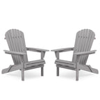 Ensemble de table de bar de patio extérieur, ensemble table et chaises de 5 pièces, ensemble table de bar et tabourets avec chaises Adirondack hautes pour 4