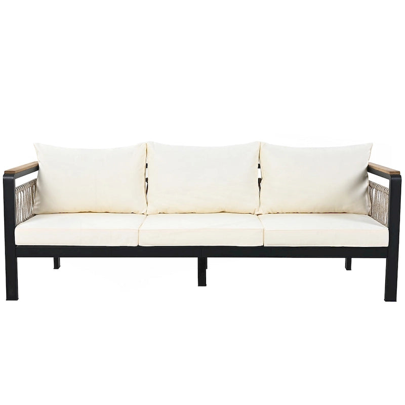 Ensemble de canapé d'angle extérieur 4 pièces