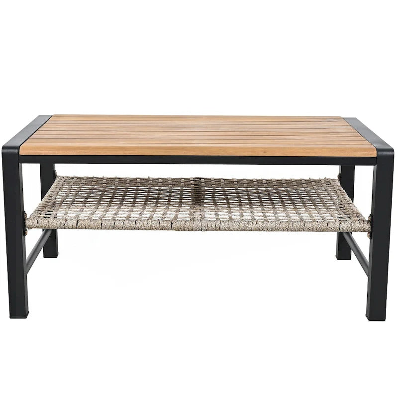 Ensemble de canapé d'angle extérieur 4 pièces