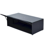 Ensemble de mobilier de patio extérieur 6 pièces, ensemble de canapé sectionnel en rotin et osier toutes saisons avec 2 chaises, poufs et table basse