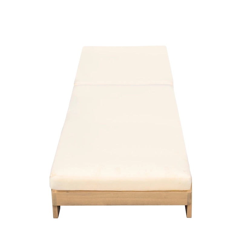 Christopher Knight Home - Lot de 2 chaises longues de jardin en acacia Iran