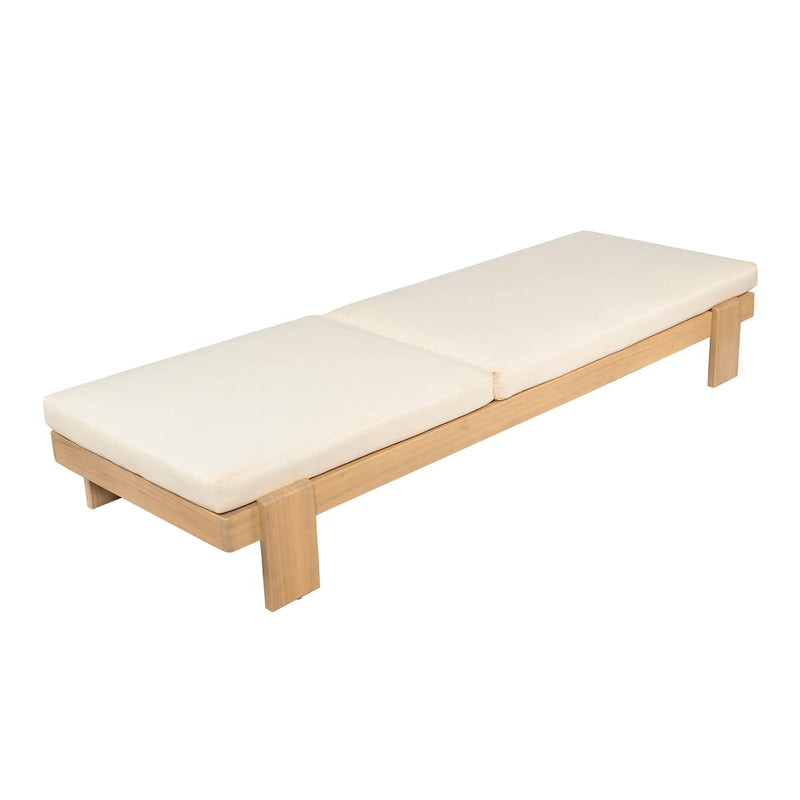Christopher Knight Home - Lot de 2 chaises longues de jardin en acacia Iran