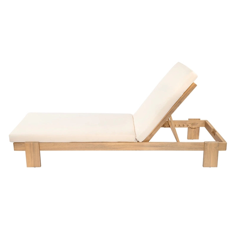 Christopher Knight Home - Lot de 2 chaises longues de jardin en acacia Iran