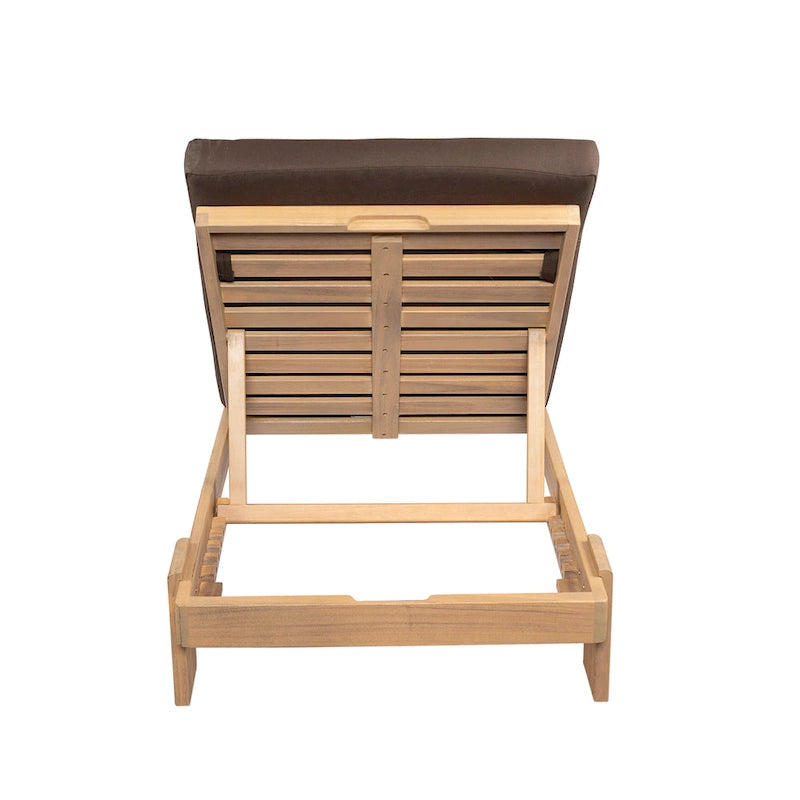 Christopher Knight Home - Lot de 2 chaises longues de jardin en acacia Iran