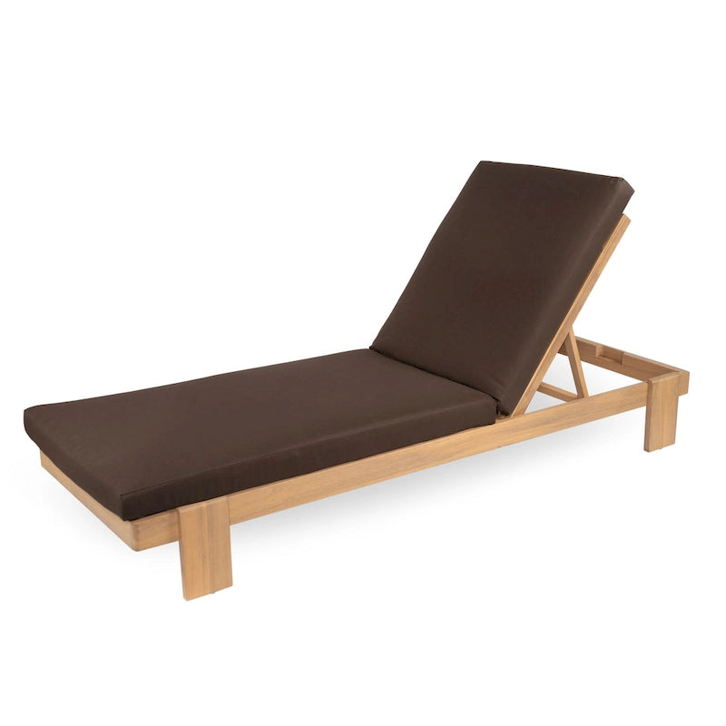Christopher Knight Home - Lot de 2 chaises longues de jardin en acacia Iran