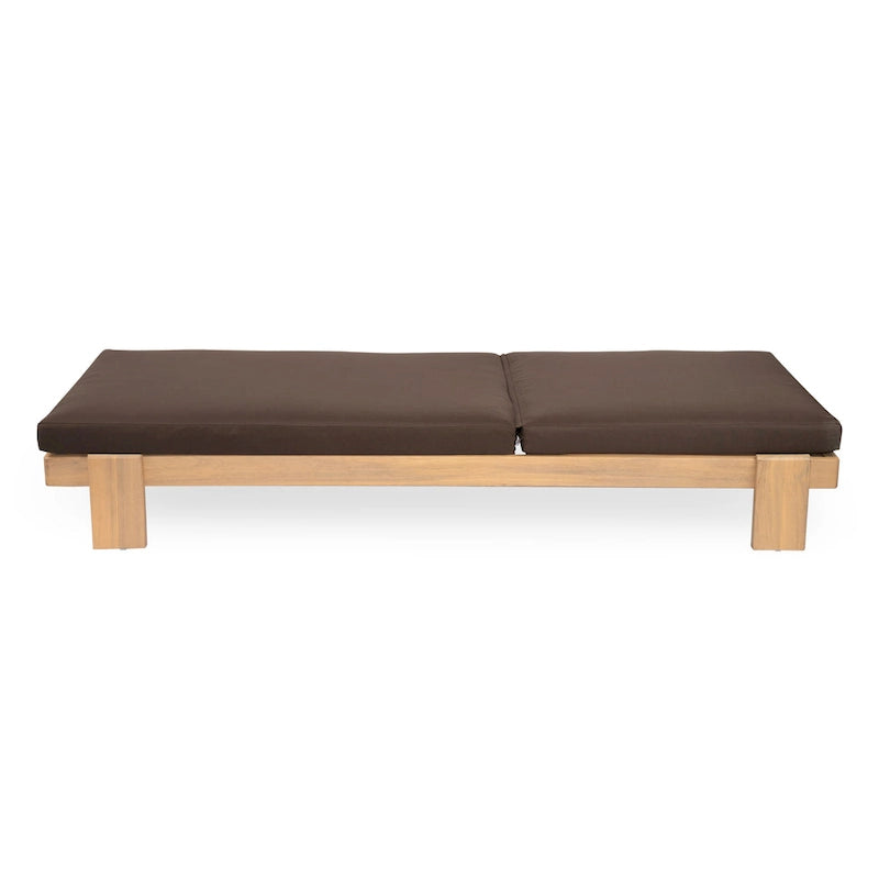 Christopher Knight Home - Lot de 2 chaises longues de jardin en acacia Iran