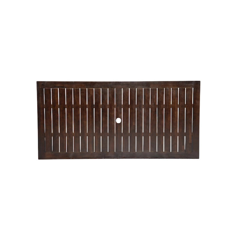 Ensemble repas de jardin 7 pièces, table et 6 chaises avec coussins amovibles pour terrasse et jardin, lot de 7
