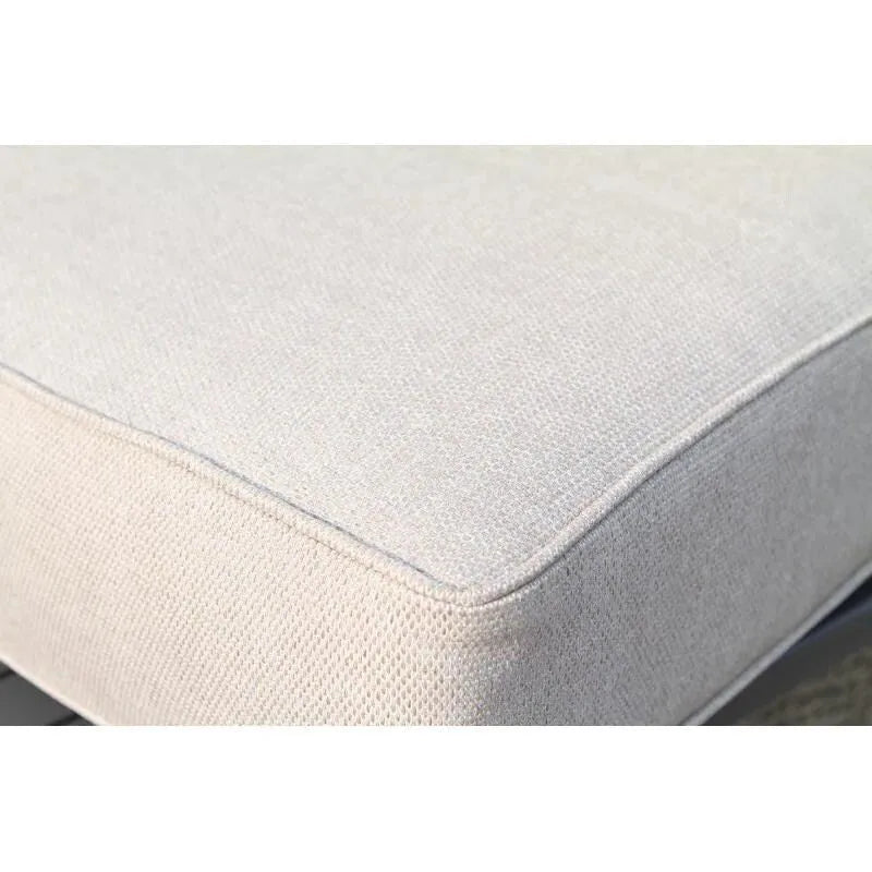 Ensemble de 7 canapés modulaires d'extérieur, ensemble de conversation en rotin PE tressé pour patio avec fauteuil et table à plateau en verre