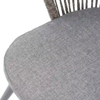 Chaises et table extensible pour salle à manger d'extérieur