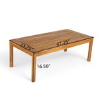Christopher Knight Home- Ensemble de conversation extérieur Jackson en bois d'acacia courbé, 4 pièces