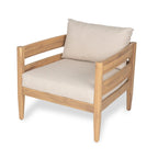 Christopher Knight Home- Ensemble de conversation extérieur Jackson en bois d'acacia courbé, 4 pièces