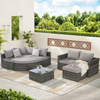 Canapé de jardin pour la détente et le divertissement au bord de la piscine