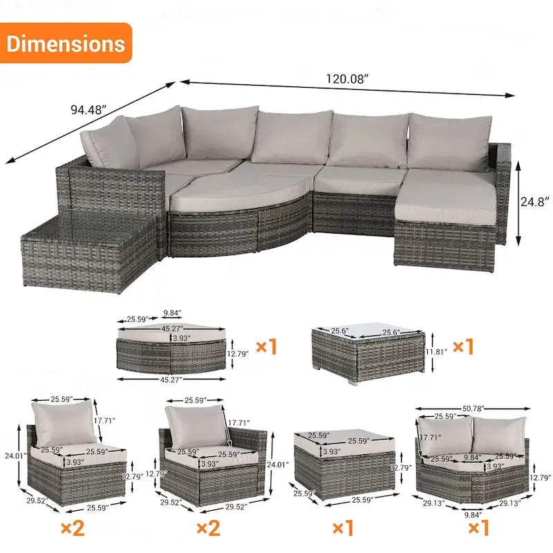 Canapé de jardin pour la détente et le divertissement au bord de la piscine