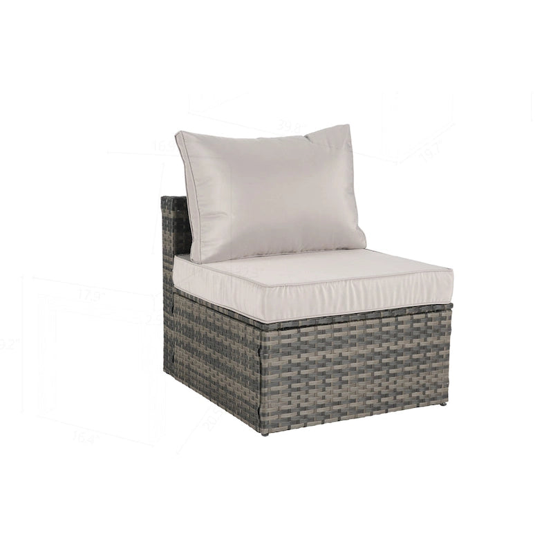 Canapé de jardin pour la détente et le divertissement au bord de la piscine
