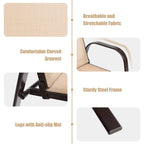 Costway Lot de 4 chaises de jardin et de terrasse avec accoudoirs – Voir détails