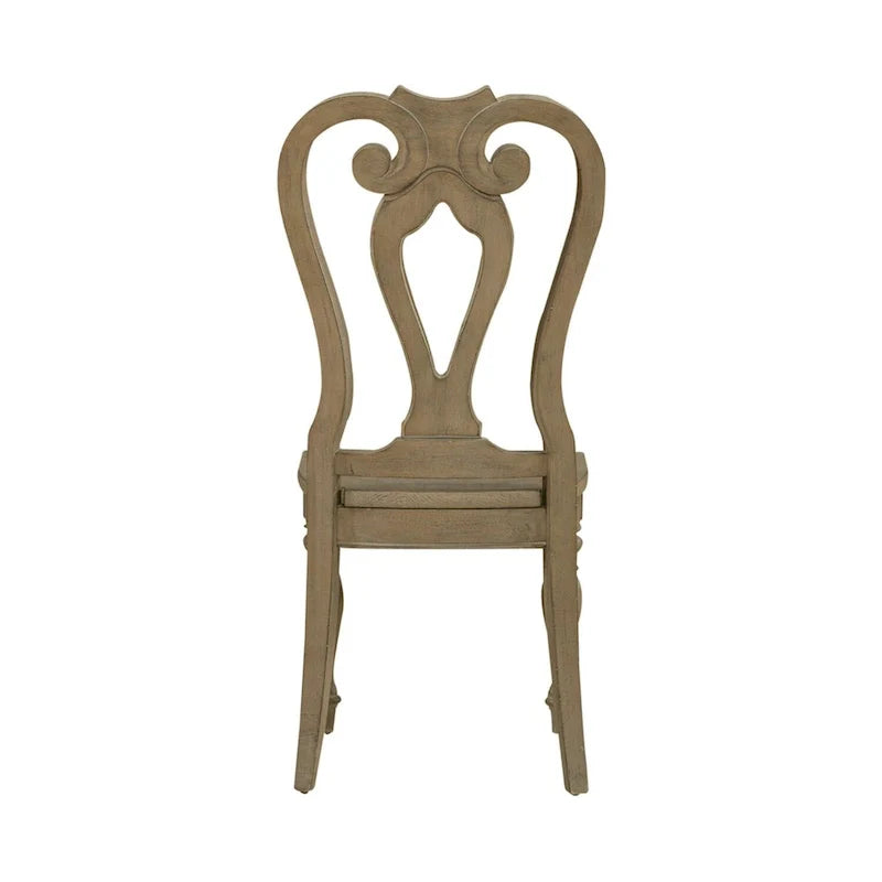 Chaise d'appoint à dossier droit Splat de Magnolia Manor (lot de 2)