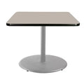Hampden Furnishings 30" Bennet Collection Square Dining Table Gray/Gray Nebula