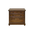 Porter Traditional Wood Lateral File Brown - Martin Furniture: 2-Drawer, No Assembly, 34"W x 22"D x 30"H