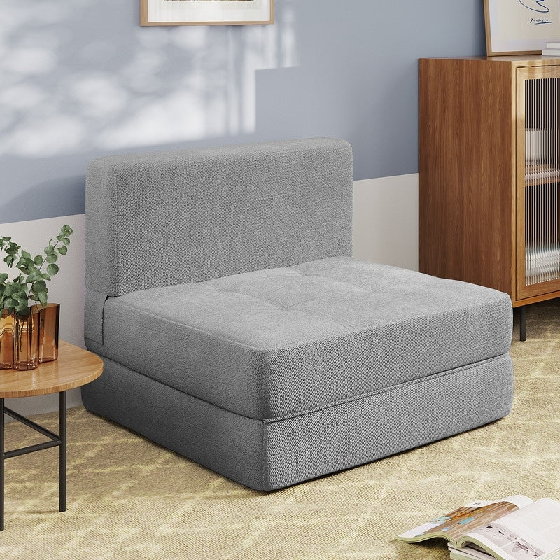 Chaise convertible 3-en-1, Chaise pliante, Lit de repos dépliable