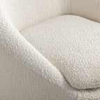 Fauteuil pivotant - Rotation à 360° - Tissu bouclette