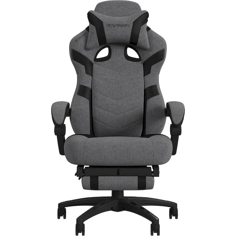 Chaise de jeu RESPAWN 110 Pro - Chaise de jeu avec repose-pieds, chaise de bureau ergonomique