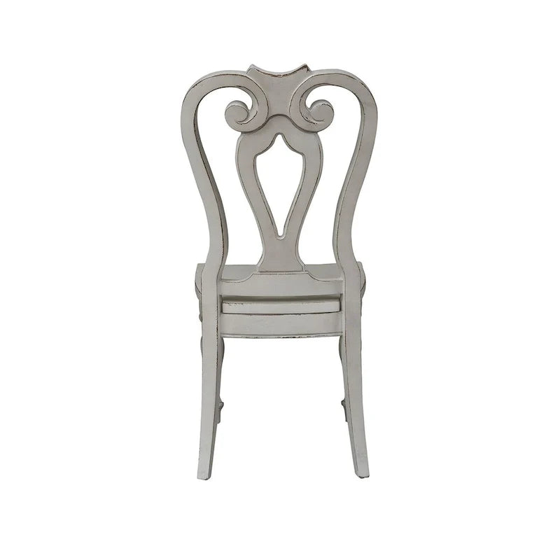Chaise d'appoint à dossier droit Splat de Magnolia Manor (lot de 2)